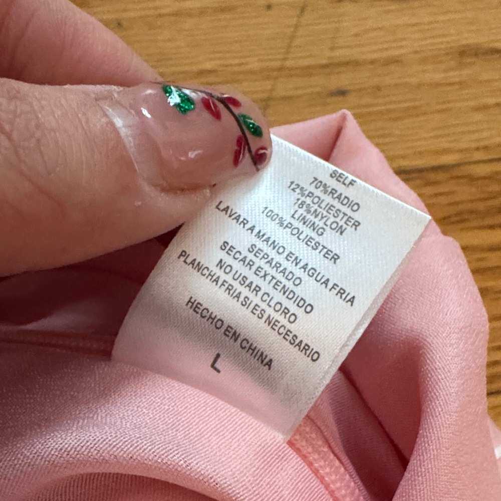 Fashion Nova Pink and White Striped Women's Shorts - Picture 3 of 5